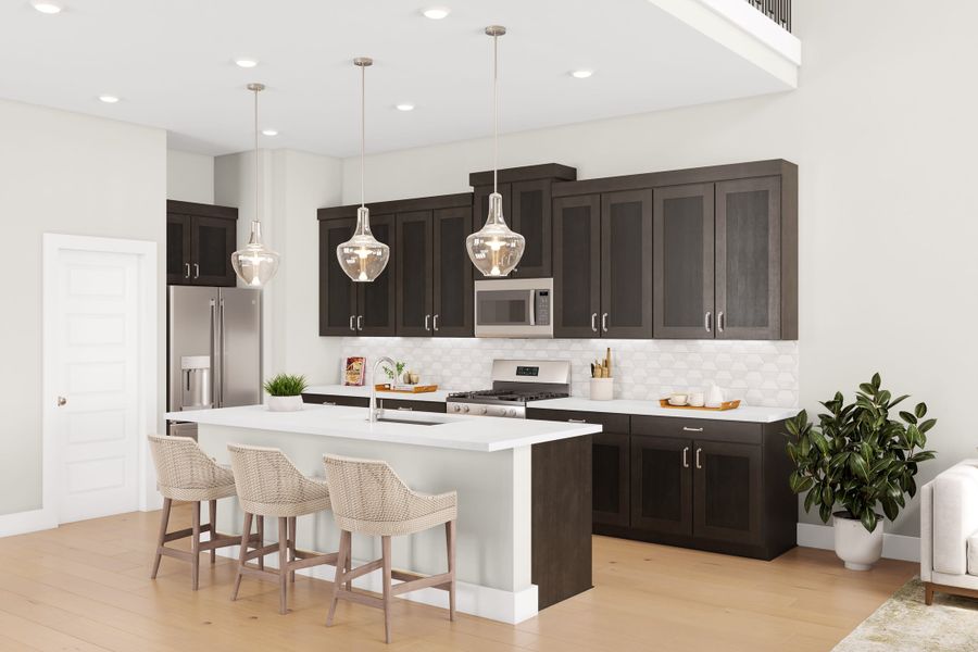 Representative furnished interior of a home built from the Kea by Tri Pointe Homes in Trillium, Richmond (Image 20).