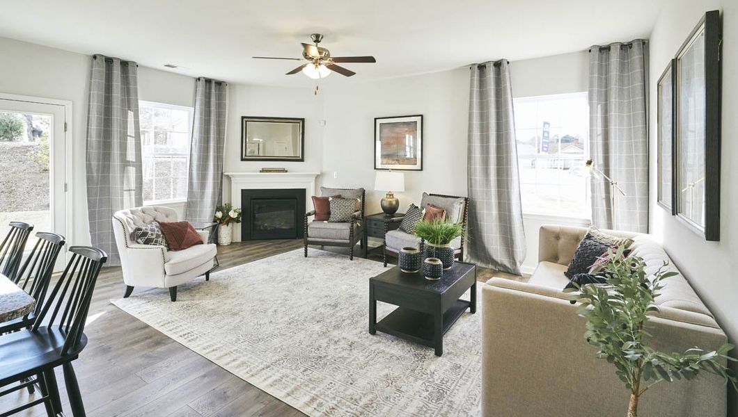 Representative furnished interior of a home built from the Winston by D.R. Horton in Middleton, Greensboro (Image 9). Representative furnished interior of a home built from the Winston by D.R. Horton in Middleton, Greensboro (Image 9).