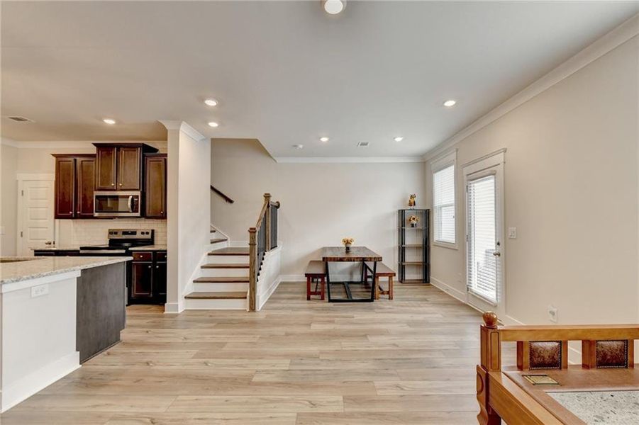 Furnished interior view inside a new home in , Auburn (Image 35).