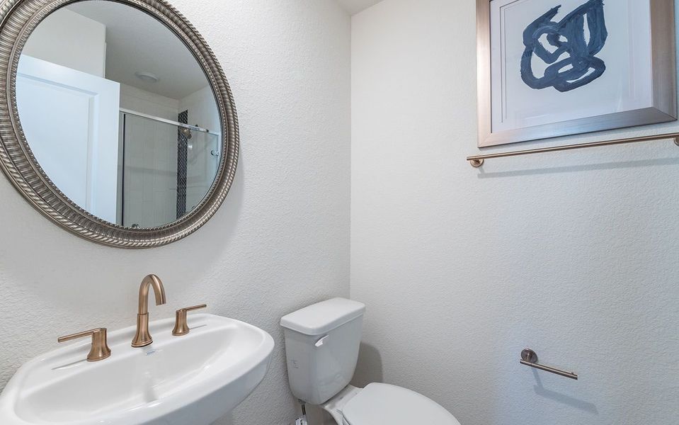 Furnished interior view inside a new home in Hickory Ridge, Elmendorf (Image 17).