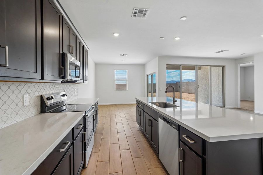 Kitchen and dining