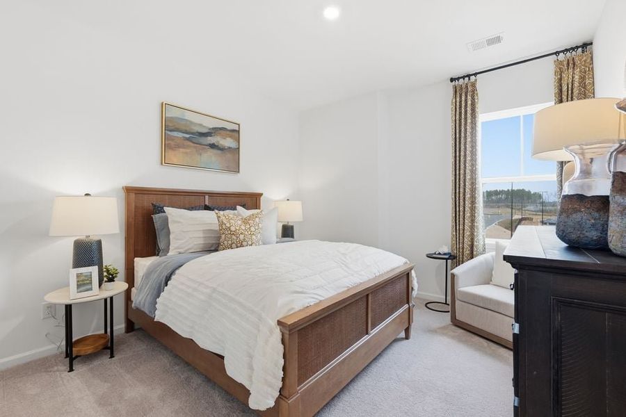 Furnished interior view inside a new home in Terraces at the Exchange, Indian Land (Image 18). Furnished interior view inside a new home in Terraces at the Exchange, Indian Land (Image 18).