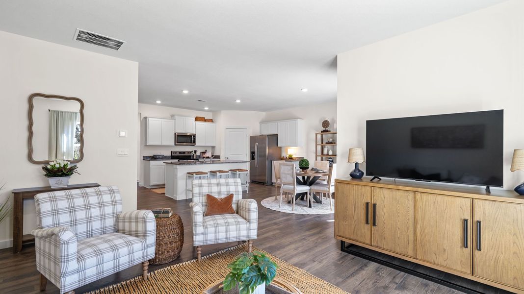Furnished interior view inside a new home in The Cove at Thrasher Landing, Hixson (Image 28).