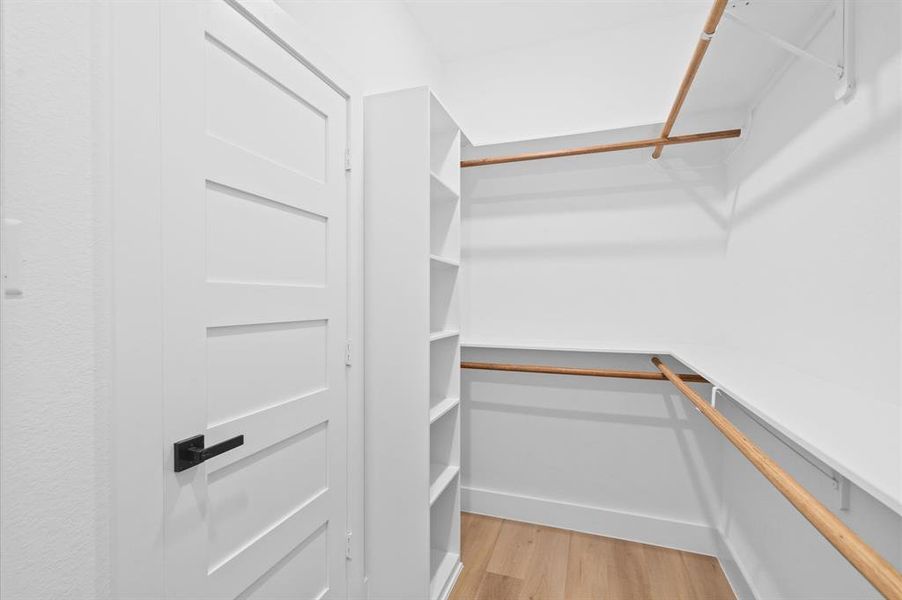 Master bedroom closet