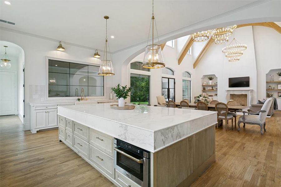 Furnished interior view inside a new home in , Keller (Image 18).