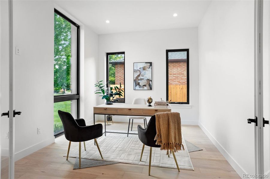 Furnished interior view inside a new home in , Denver (Image 42).