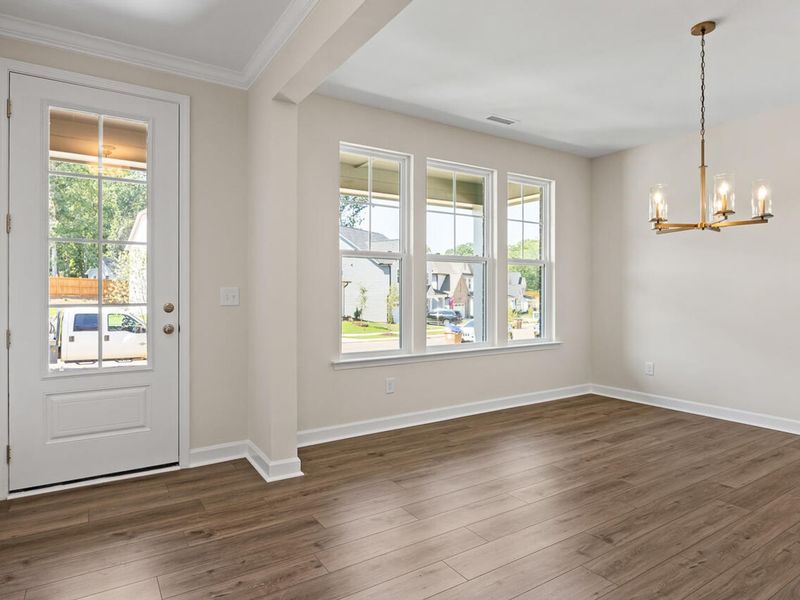 Spacious, unfurnished interior of a new home in Sage on North Main, Wake Forest (Image 12).