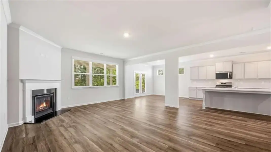 Spacious, unfurnished interior of a new home in Independence, Loganville (Image 23). Spacious, unfurnished interior of a new home in Independence, Loganville (Image 23).