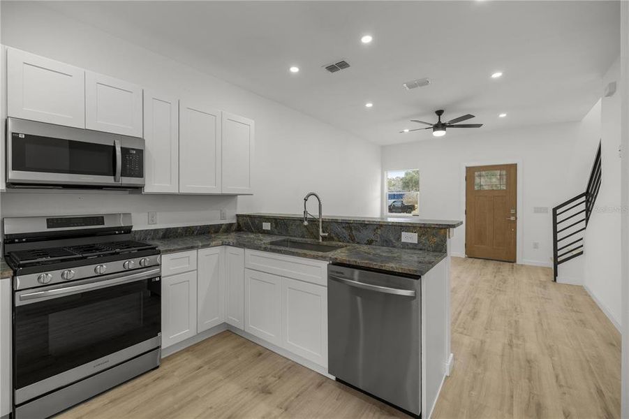 Furnished interior view inside a new home in , Williston (Image 6).