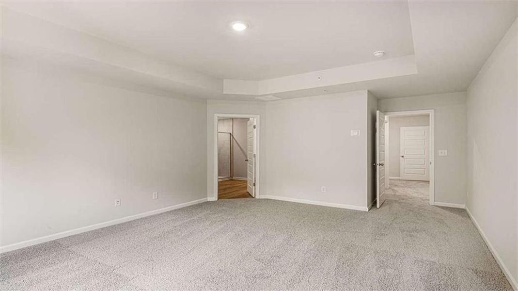Spacious, unfurnished interior of a new home in Echo Glen, Stockbridge (Image 24). Spacious, unfurnished interior of a new home in Echo Glen, Stockbridge (Image 24).