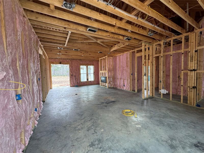 In-progress construction of a new home in , Brookeland, TX (Image 4).