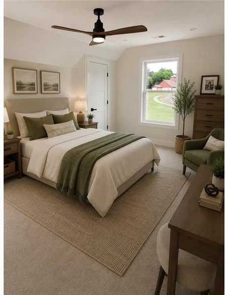 Furnished interior view inside a new home in , Clermont (Image 4).