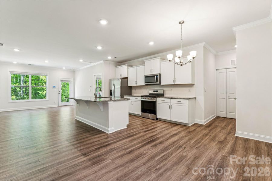 Furnished interior view inside a new home in , Sherrills Ford (Image 5).