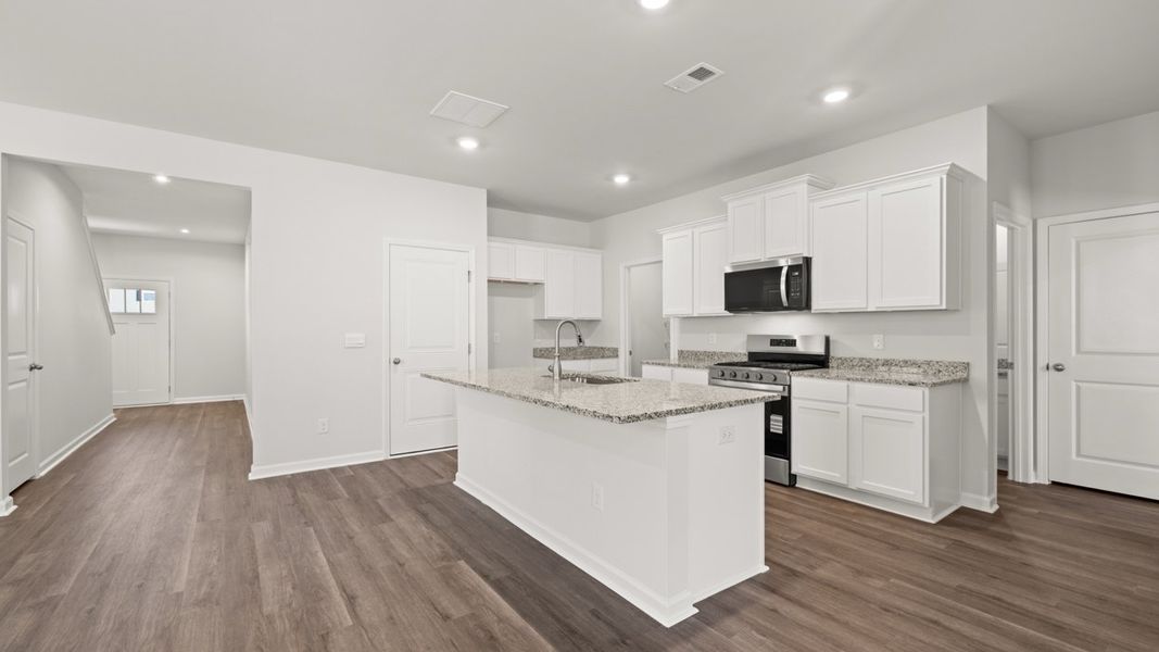 Furnished interior view inside a new home in The Abbey at Trolley Run Station, Aiken (Image 6).