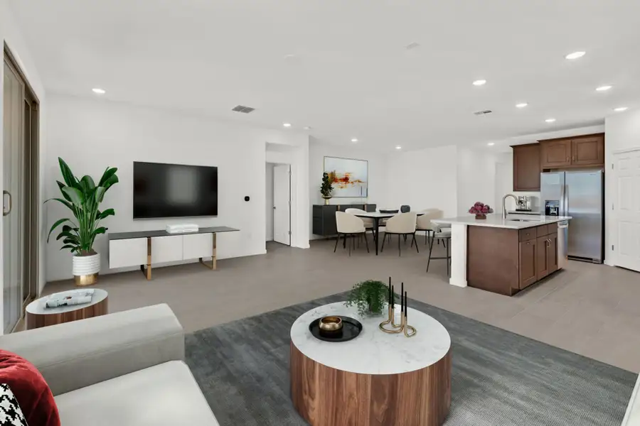 Furnished interior view inside a new home in Cantabria at Rincon Knolls, Vail (Image 4).