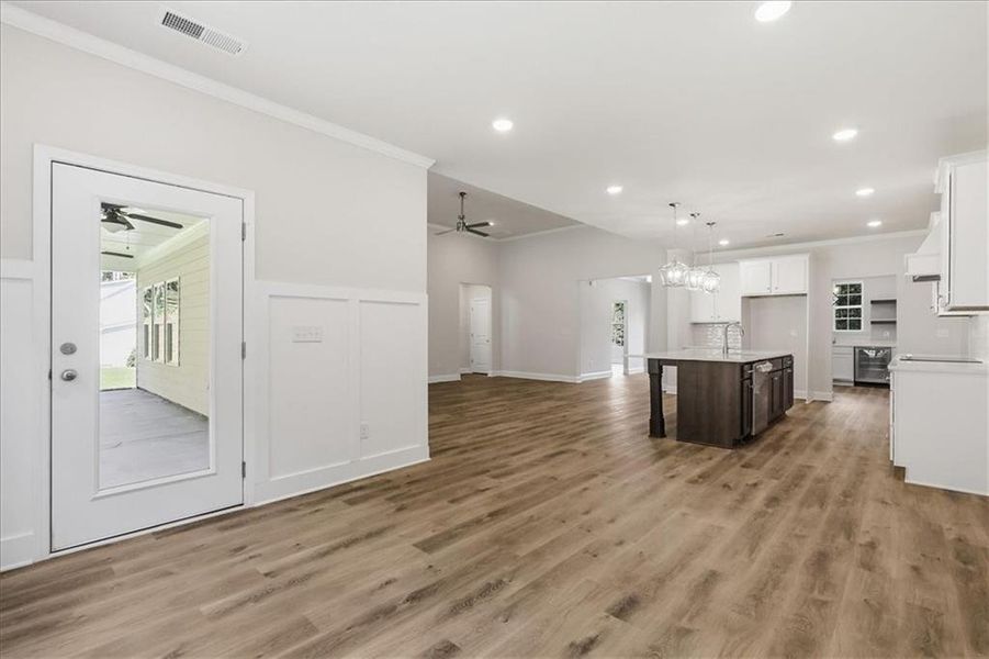 Spacious, unfurnished interior of a new home in , Monroe (Image 63).