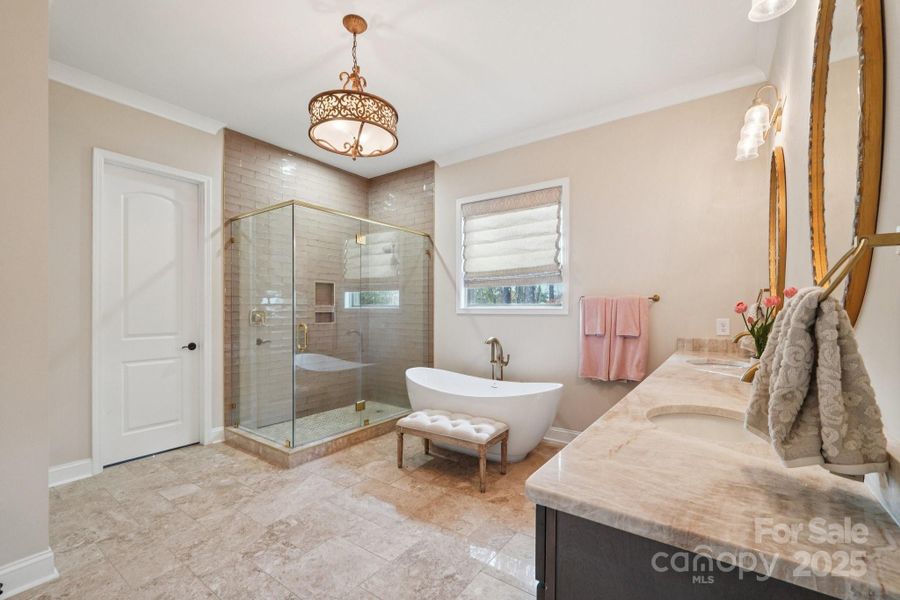 Furnished interior view inside a new home in , Clover (Image 12).