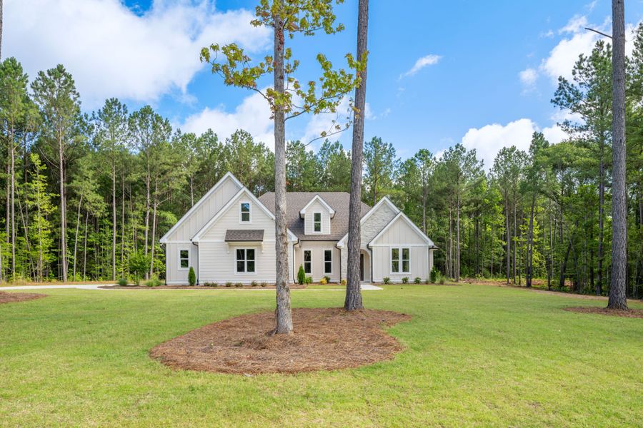 Front exterior of a new home in Flint Farms, Concord, GA, highlighting curb appeal (Image 24).