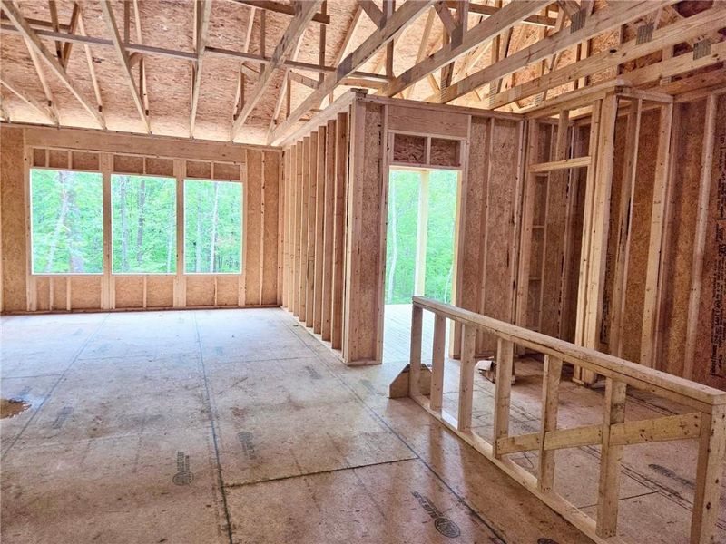 In-progress construction of a new home in , Waleska, GA (Image 15).