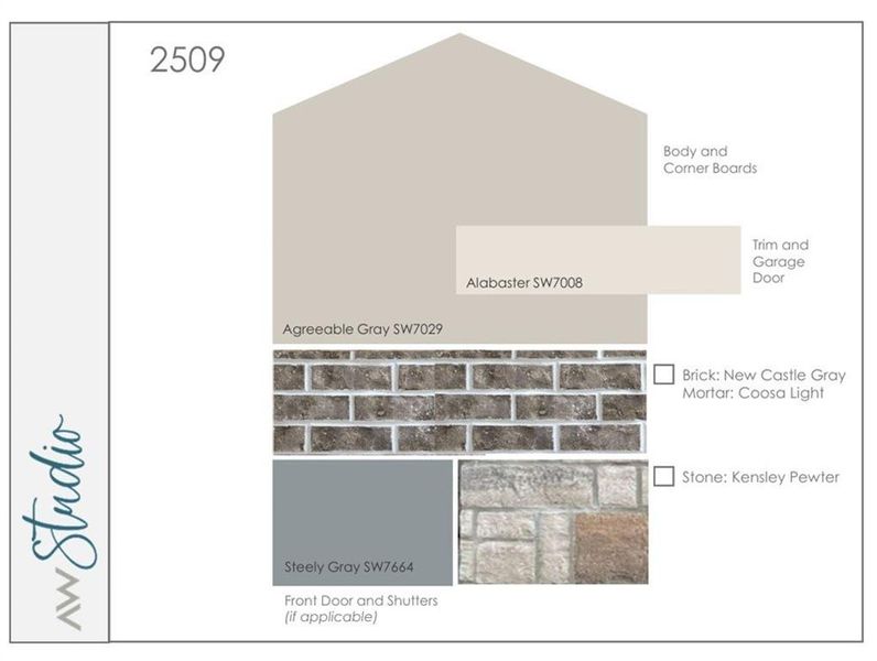 Sample of building materials used in homes in Langston Reserve, Cartersville (Image 23). Sample of building materials used in homes in Langston Reserve, Cartersville (Image 23).