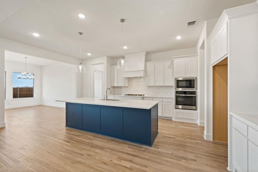 Furnished interior view inside a new home in Settlers Glen, New Fairview (Image 9).