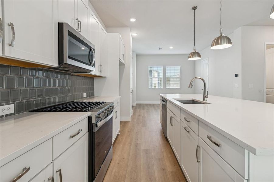 Furnished interior view inside a new home in Apex at Seminole Heights, Tampa (Image 21). Furnished interior view inside a new home in Apex at Seminole Heights, Tampa (Image 21).