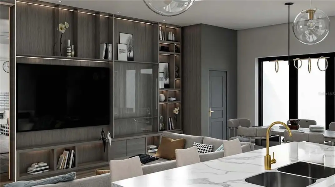 Furnished interior view inside a new home in , Placida (Image 13).