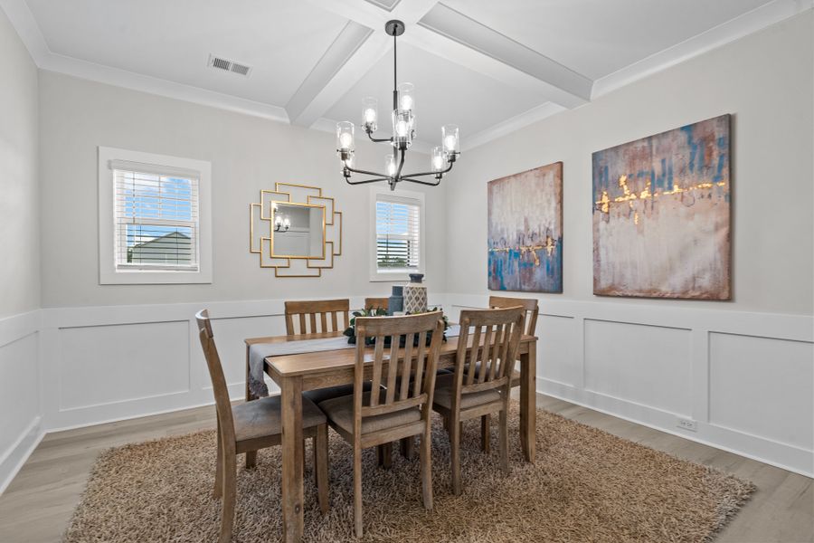 Representative furnished interior of a home built from the Brantley II by Great Southern Homes in Collins Cove, Chapin (Image 9).