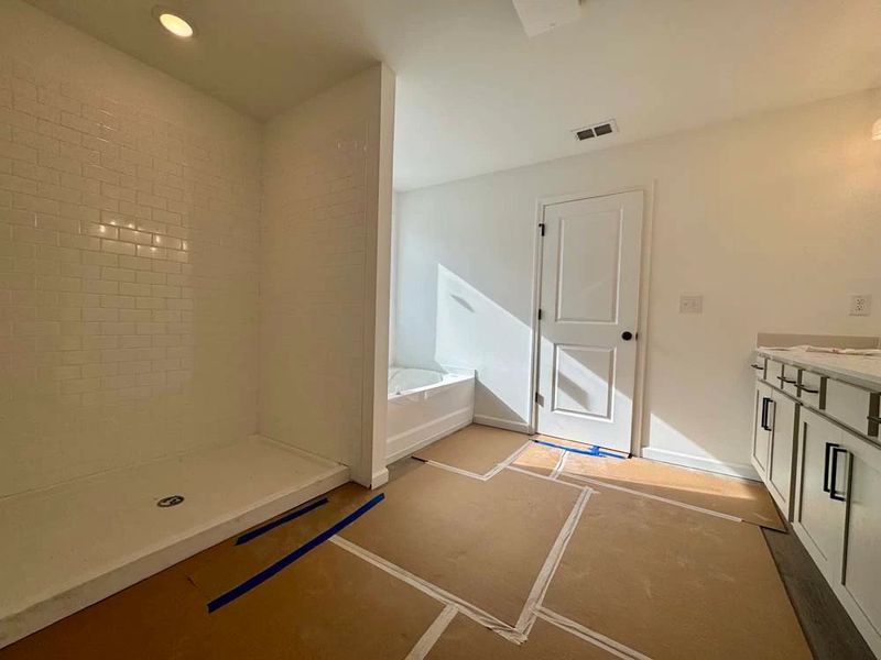 Primary Bathroom Construction Progress