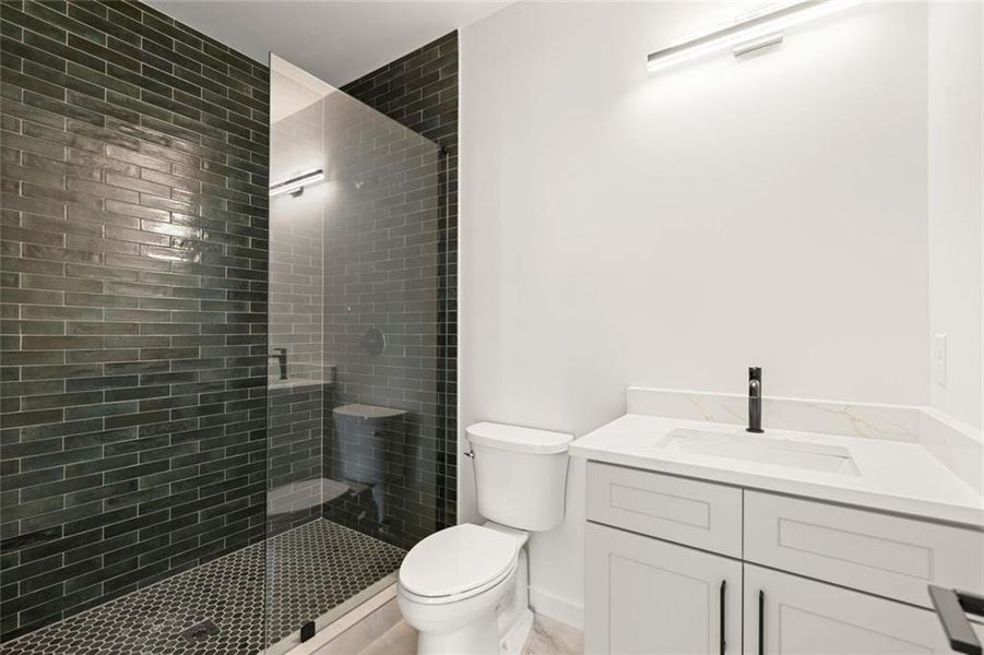 Furnished interior view inside a new home in , Marietta (Image 16).