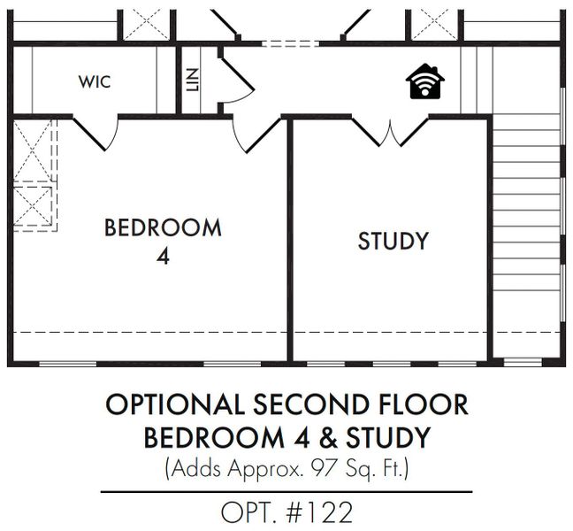 Bedroom 4 and Study (eliminates Game Room)