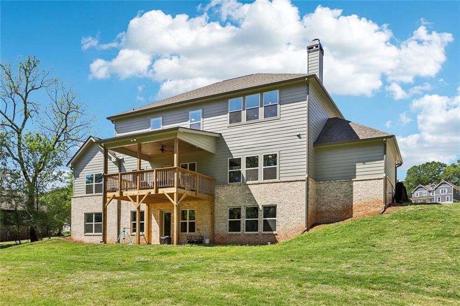 Exterior details and patio area of a home in , Hoschton (Image 3).