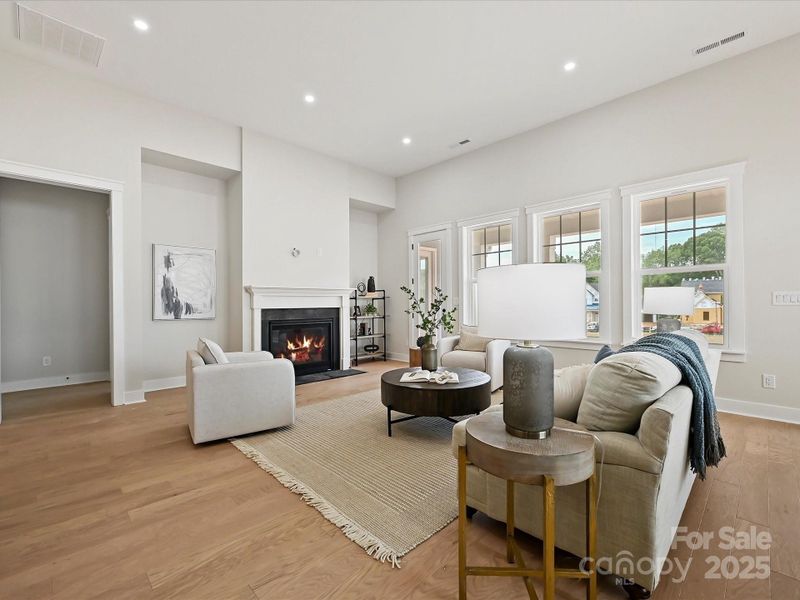 Furnished interior view inside a new home in Coventry Glen, Huntersville (Image 4). Furnished interior view inside a new home in Coventry Glen, Huntersville (Image 4).