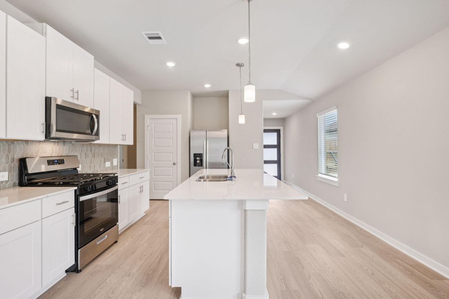 Photo is not of the actual home, but is an inspirational photo of builder’s model home and may depict options, furnishings, and/or decorator features that are not included