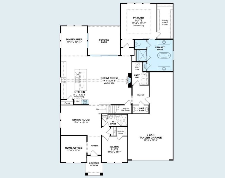 2D floor plan layout of this home in Sterling Greene, Arlington, TX (Image 23). 2D floor plan layout of this home in Sterling Greene, Arlington, TX (Image 23).