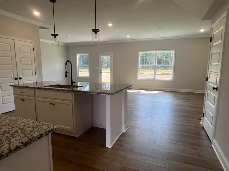 Furnished interior view inside a new home in Crofton Place Enclave, Snellville (Image 6).