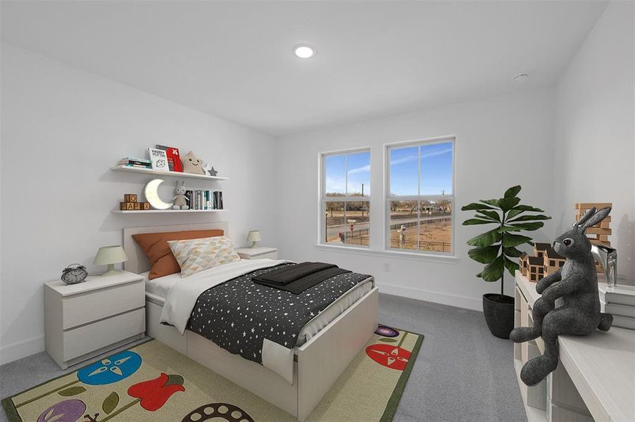 Furnished interior view inside a new home in Timberbrook, Justin (Image 27).