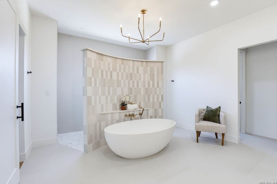 Furnished interior view inside a new home in , Bulverde (Image 12).