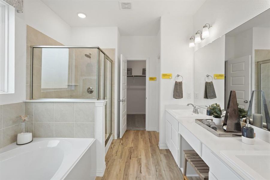 Furnished interior view inside a new home in Palmilla Springs 50s Sales Phase 2, Fort Worth (Image 6). Furnished interior view inside a new home in Palmilla Springs 50s Sales Phase 2, Fort Worth (Image 6).