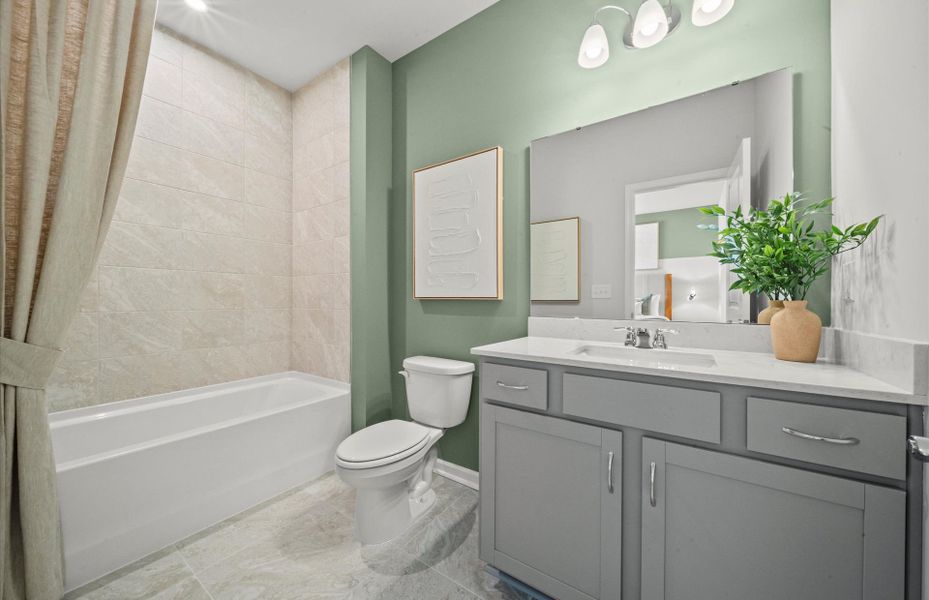 Furnished interior view inside a new home in Sweetwater Hills, Moore (Image 14).