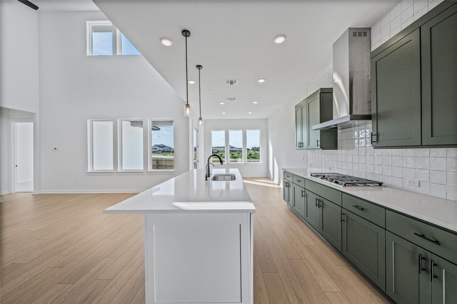 Furnished interior view inside a new home in , Buda (Image 11).