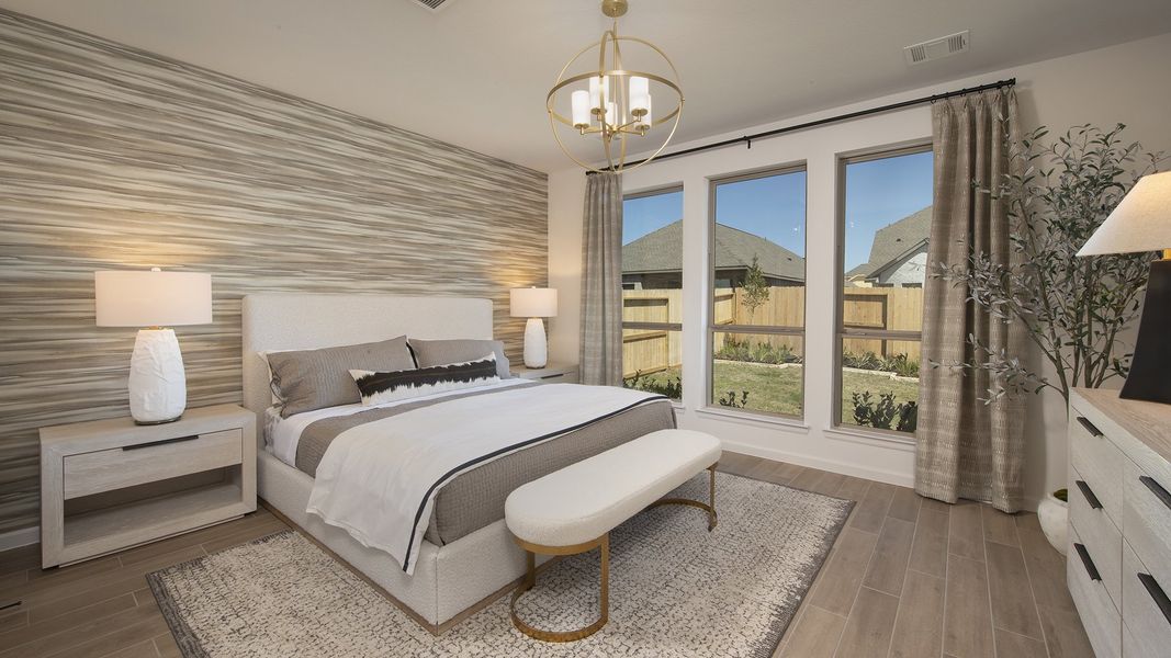 Furnished interior view inside a new home in Candela South 50', Richmond (Image 6).