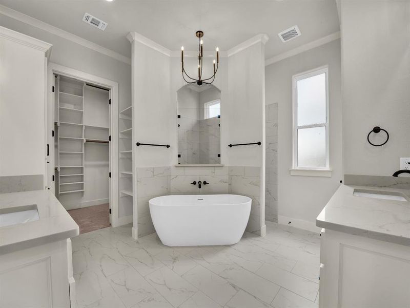 Furnished interior view inside a new home in , Weatherford (Image 8).