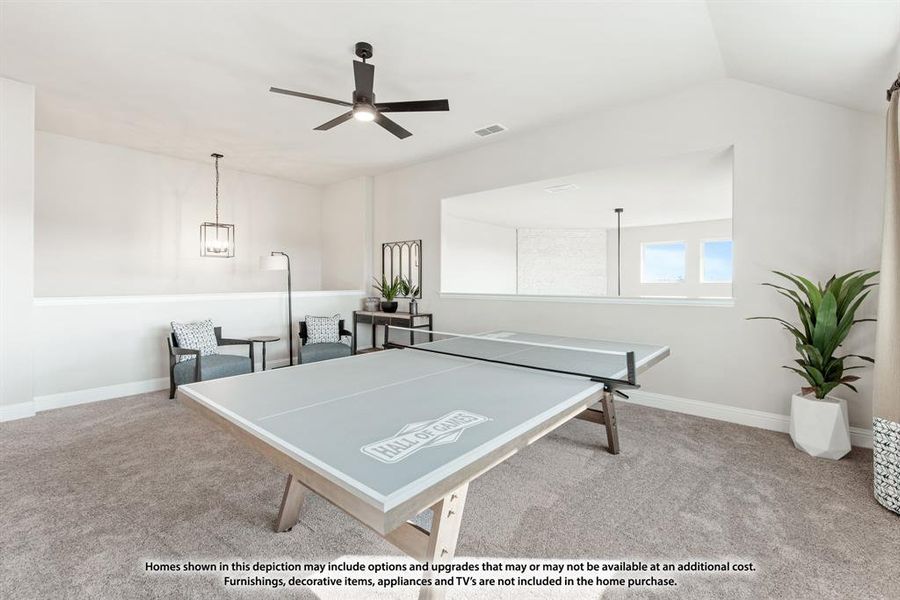 Furnished interior view inside a new home in Liberty, Melissa (Image 28). Furnished interior view inside a new home in Liberty, Melissa (Image 28).