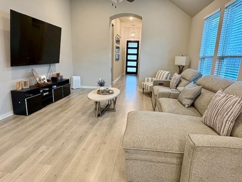 Furnished interior view inside a new home in , Richmond (Image 7). Furnished interior view inside a new home in , Richmond (Image 7).