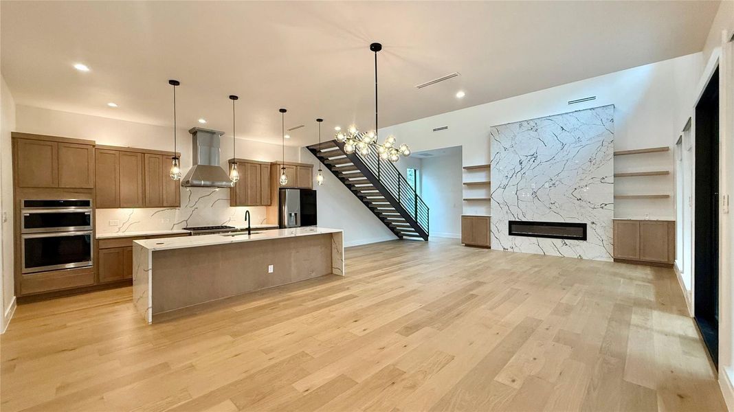Furnished interior view inside a new home in , San Antonio (Image 4).