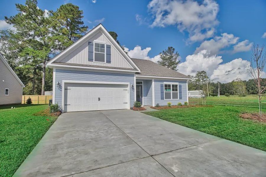 Representative exterior photo of a completed home built from the Julie II by Great Southern Homes in Lynbrook, Boiling Springs, SC (Image 27).