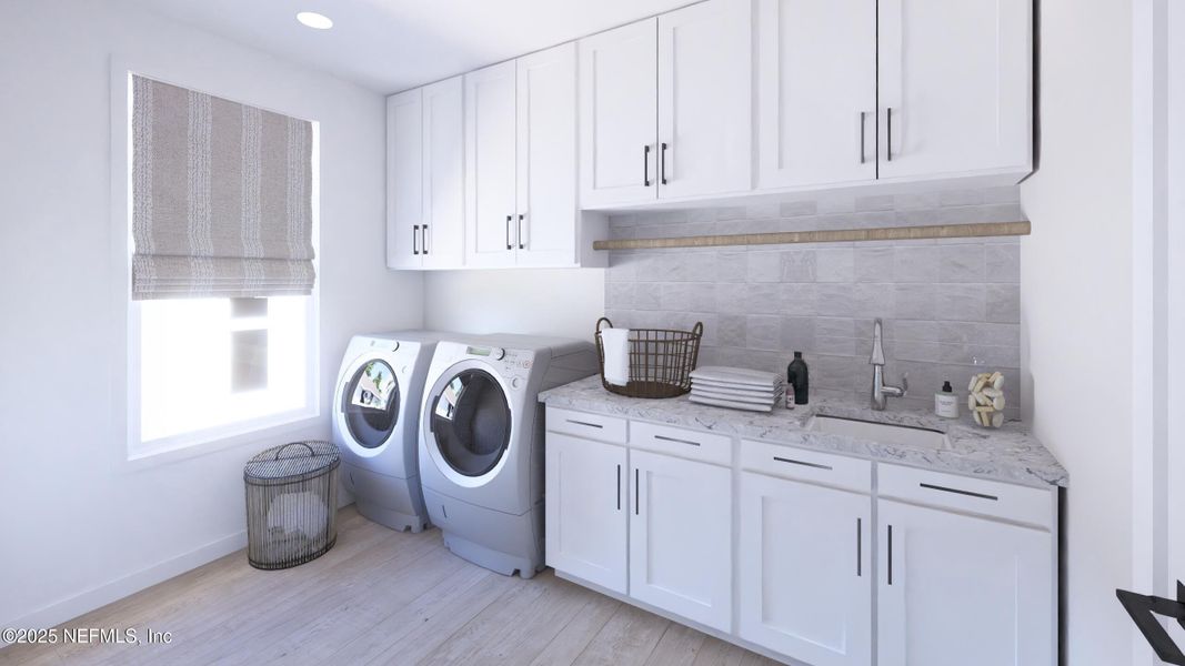 Furnished interior view inside a new home in , Atlantic Beach (Image 5). Furnished interior view inside a new home in , Atlantic Beach (Image 5).