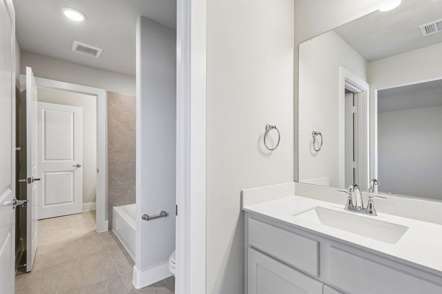 Furnished interior view inside a new home in Dove Hollow, Waxahachie (Image 14).