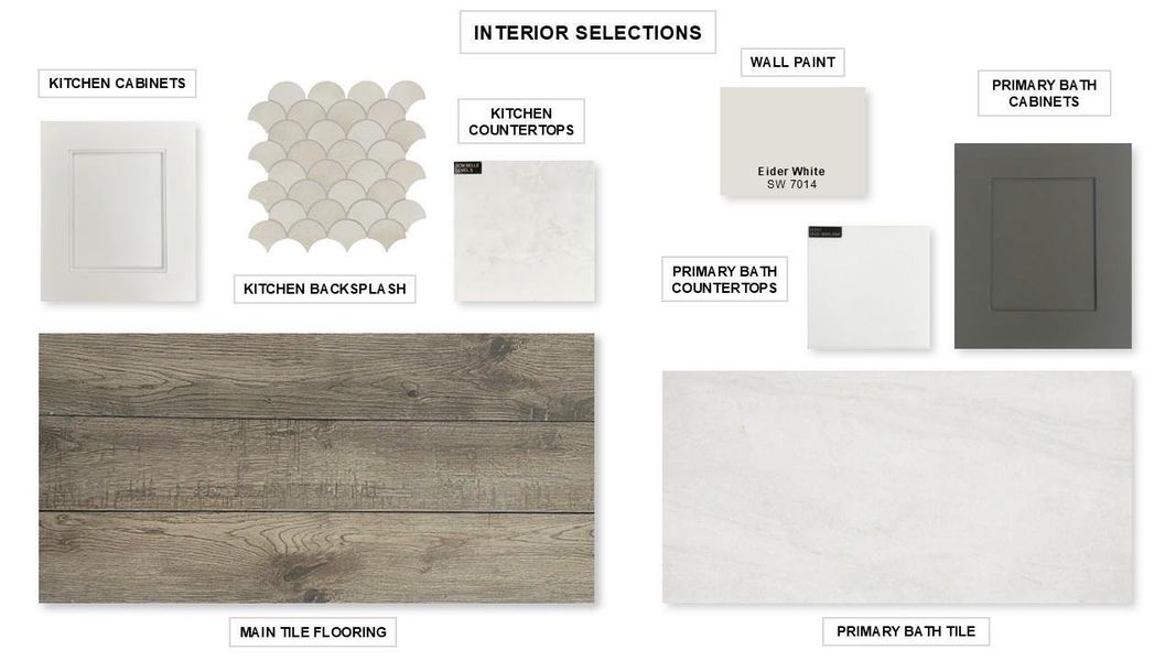 Sample of building materials used in homes in Bridgeland 45', Cypress (Image 5).